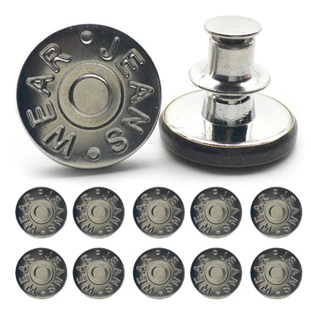 🏆✨Adjustable No-Sew Jeans Button🔘Clip On & Go, Fix Loose/Tight Jeans✨