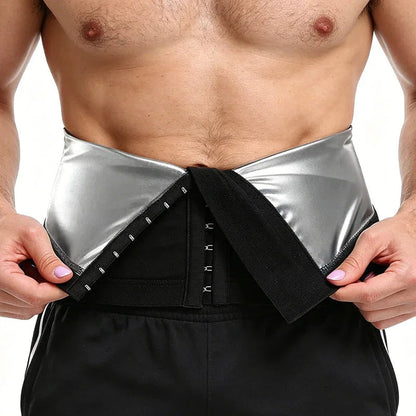 🏆 AEXZR®Waist Trainer Trimmer Zipper Sweat Belt🔥