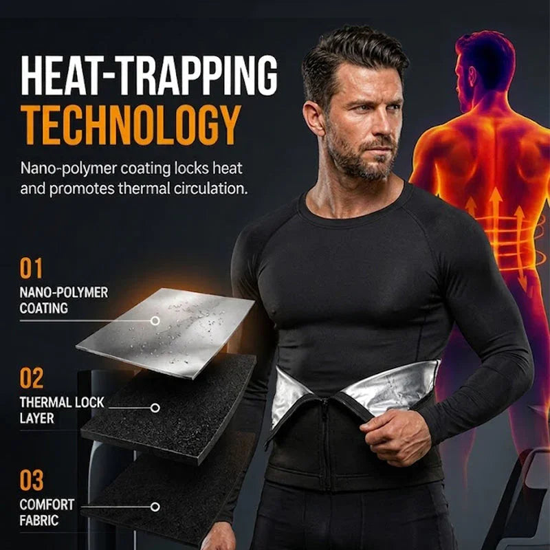 🏆 AEXZR®Waist Trainer Trimmer Zipper Sweat Belt🔥