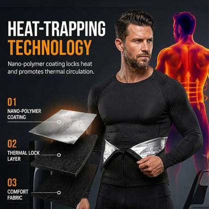 🏆 AEXZR®Waist Trainer Trimmer Zipper Sweat Belt🔥