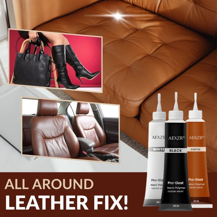 ✨AEXZR® Pro-Elast Nano-Polymer Fusion Agent  - ⚡Molecular Welding for Permanent Leather Repair🌿