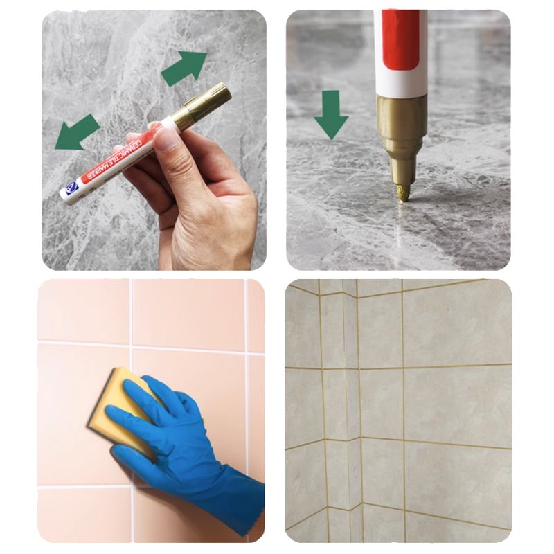 🏆✨Anti-Mosquito and waterproof grout pen —✨ Instantly Restore a Clean, Like-New Look⚡