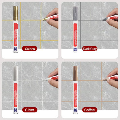 🏆✨Anti-Mosquito and waterproof grout pen —✨ Instantly Restore a Clean, Like-New Look⚡
