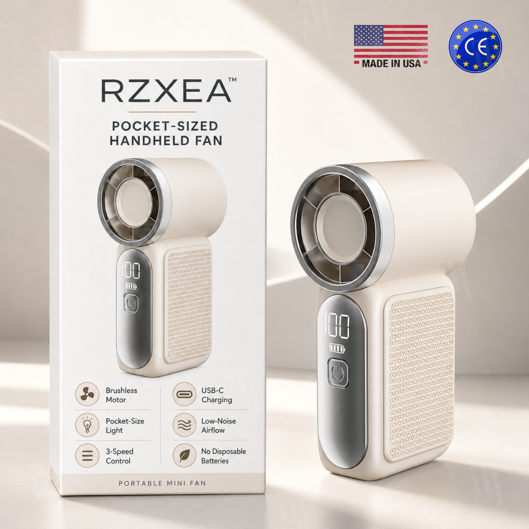 🪶RZXEA™ Pocket-Sized Handheld Fan💨