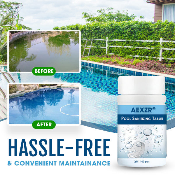 🛡️AEXZR® Pool Sanitizing Tablet -🌊Effortless Maintenance, Maximum Clarity ✨