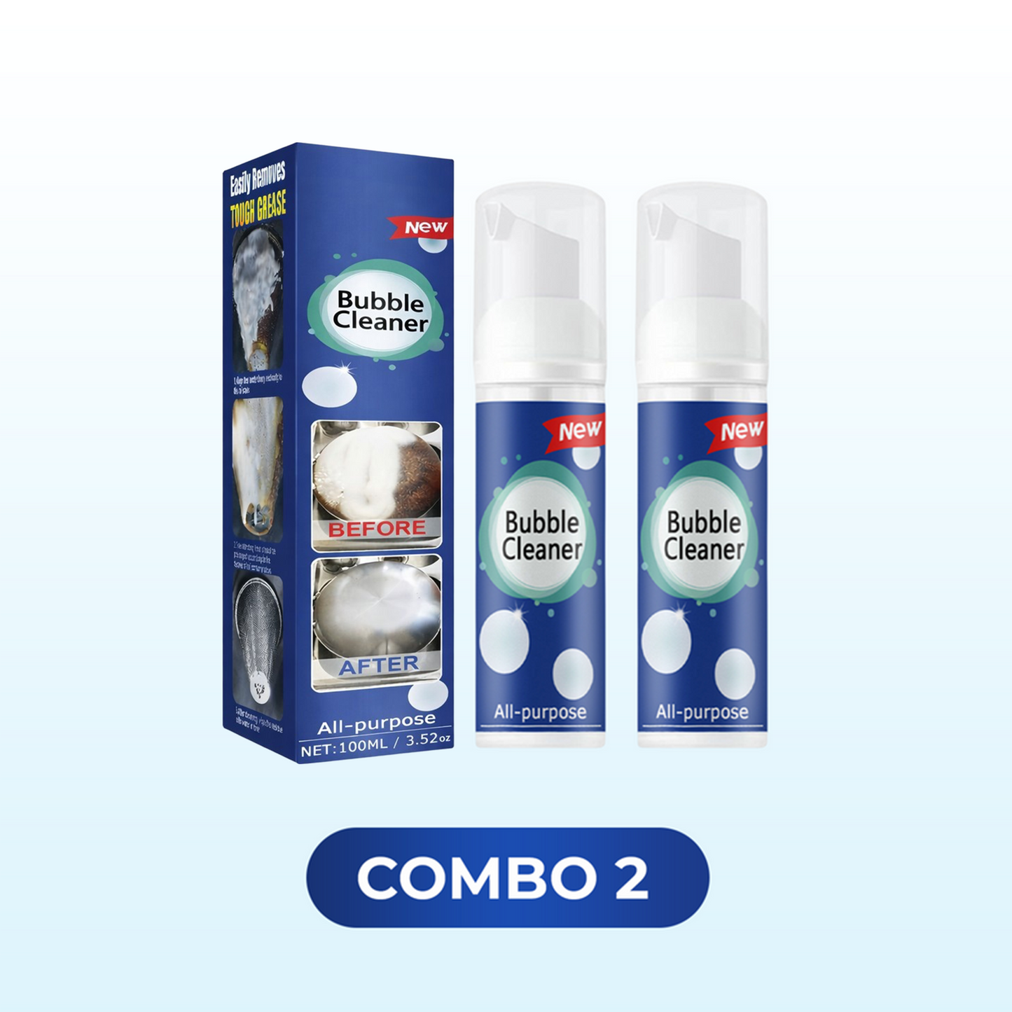 ✨🧊Multi-Purpose Bubble Cleaning Spray🔥POWER BOOSTER 10X CLEAN ✨