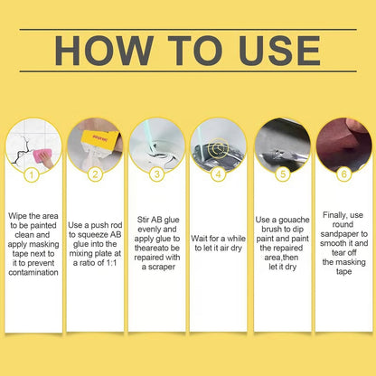 🔥Quick-Drying Tile Repair -🔧 DIY Pro Kit for Cracks & Chips✨