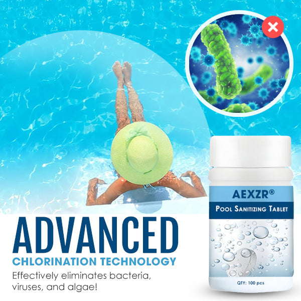 🛡️AEXZR® Pool Sanitizing Tablet -🌊Effortless Maintenance, Maximum Clarity ✨
