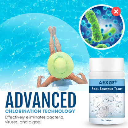 🛡️AEXZR® Pool Sanitizing Tablet -🌊Effortless Maintenance, Maximum Clarity ✨
