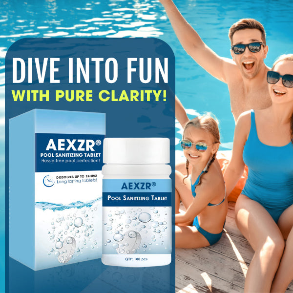 🛡️AEXZR® Pool Sanitizing Tablet -🌊Effortless Maintenance, Maximum Clarity ✨