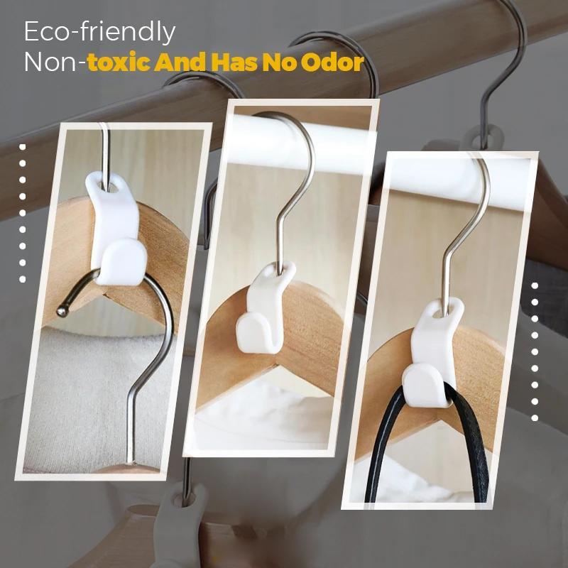 🪝 Hanger Connector Hooks - Save 50% Closet Space🏆