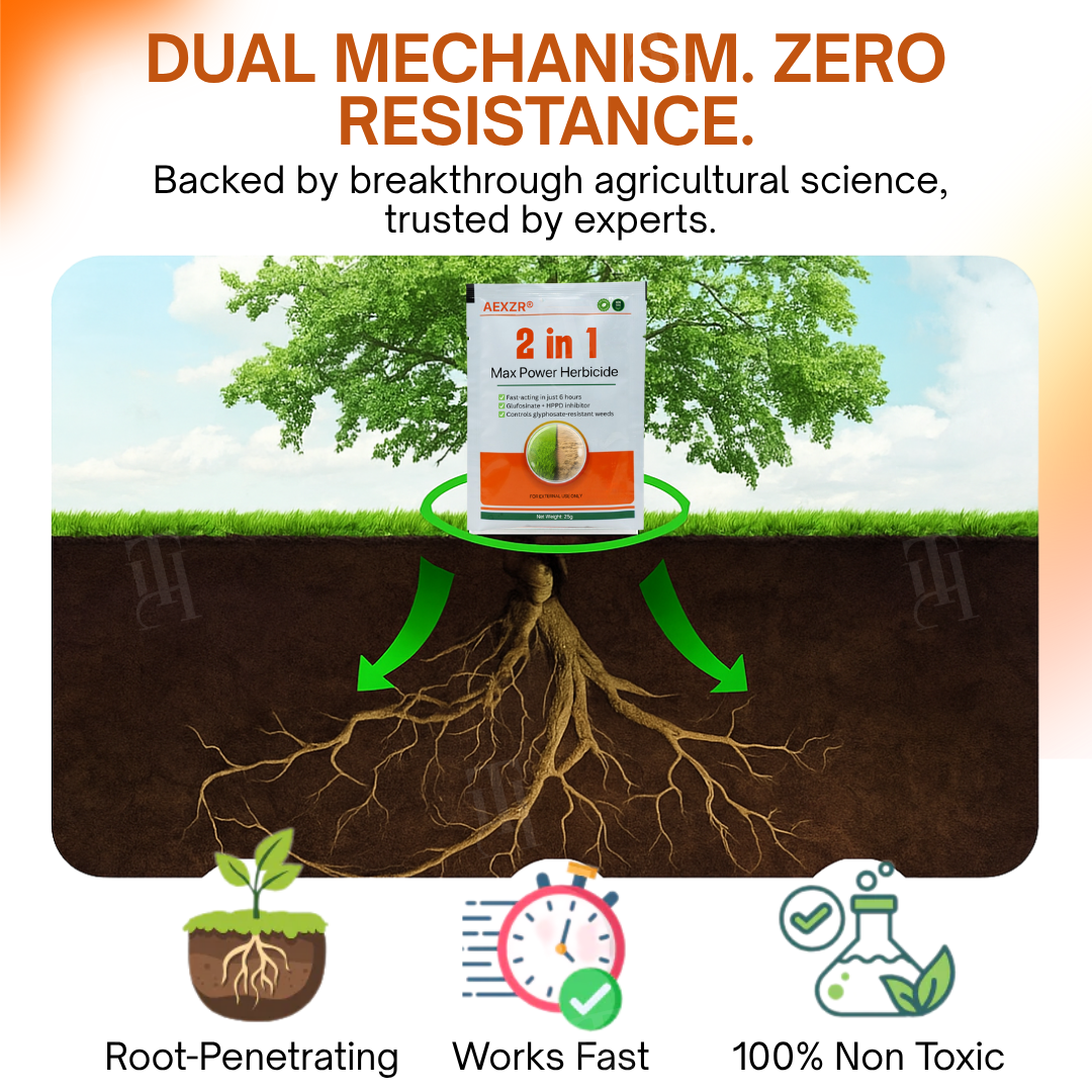 🏆AEXZR® 2-in-1 Max Power Herbicide🌿☠️