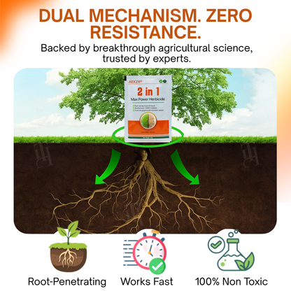 🏆AEXZR® 2-in-1 Max Power Herbicide🌿☠️