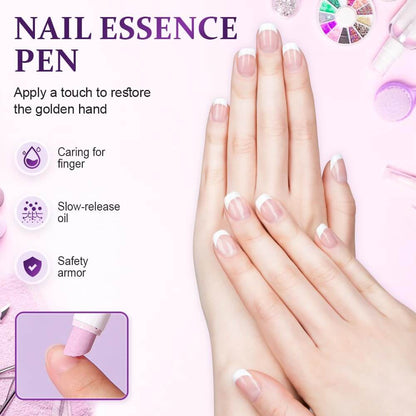 ✨Ceramic Cuticle Pen – 45° Angled Tip, Nourishing Oil, Salon Results at Home