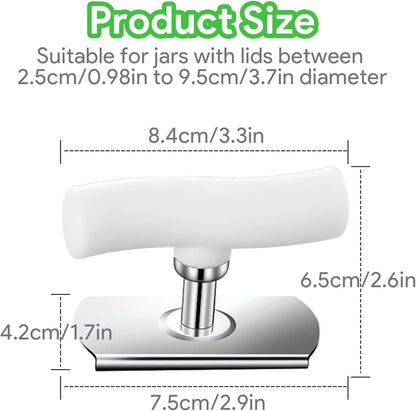Jar Opener for Arthritis & Weak Hands – Adjustable Stainless Steel