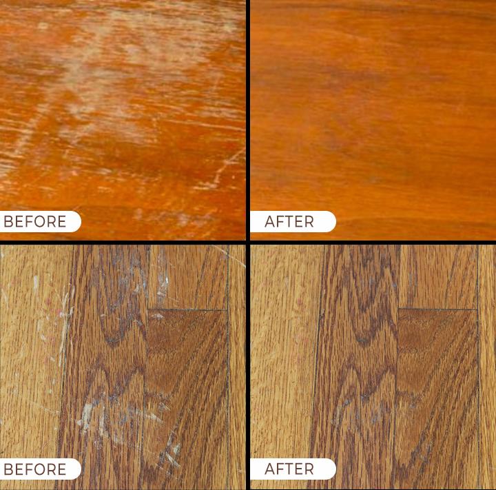 ✨ Instant Wood Scratch Concealer – 🛡️Spray, Wipe, Scratch Disappears Like Magic🪑