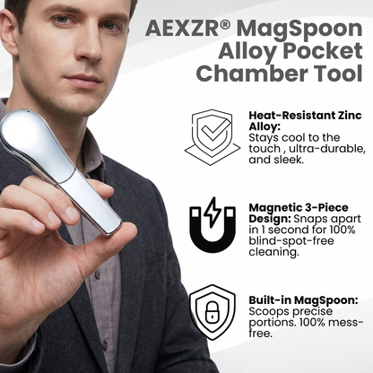 ✨MagSpoon Alloy Pocket Chamber Tool –🌀Screen-Free, Smooth Draw, Easy Clean🔥
