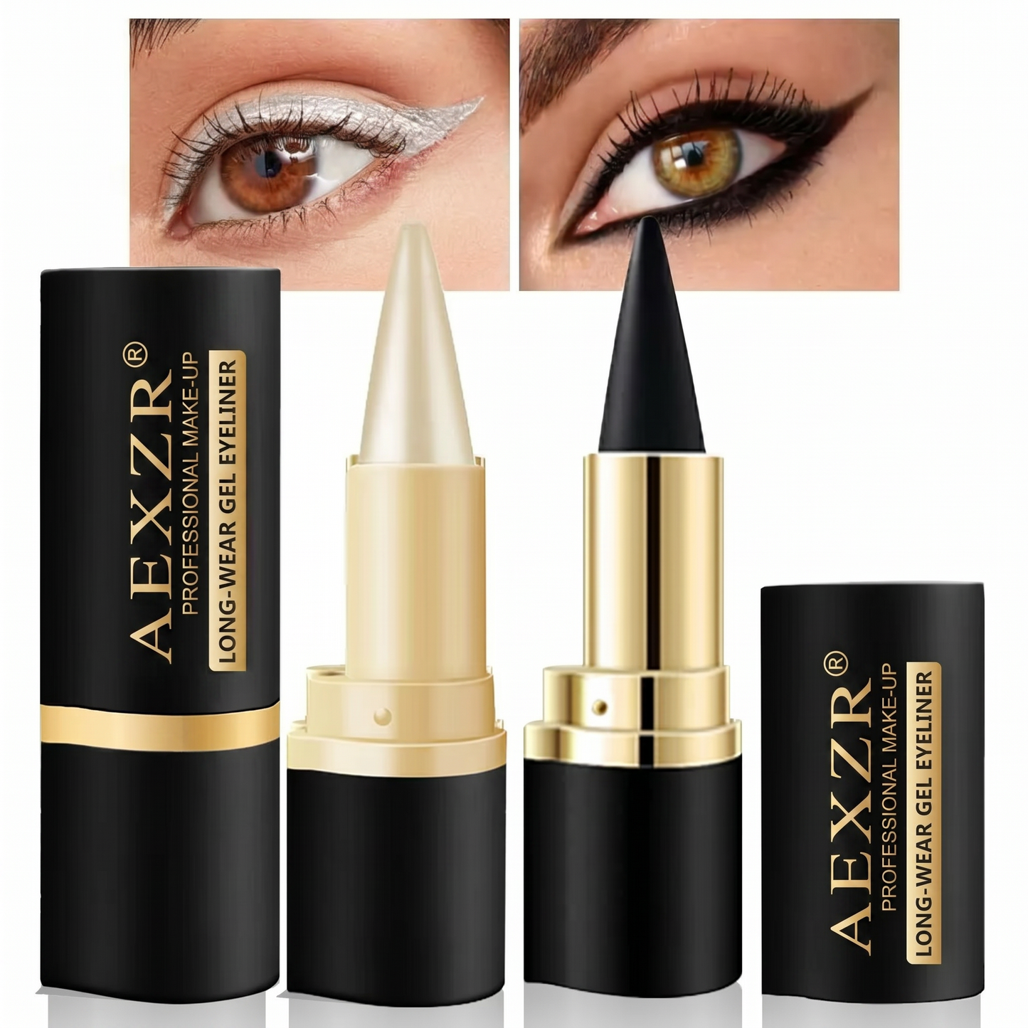🏆AEXZR® Anti-Smudge Gel Eyeliner(2 Pcs)🖌️