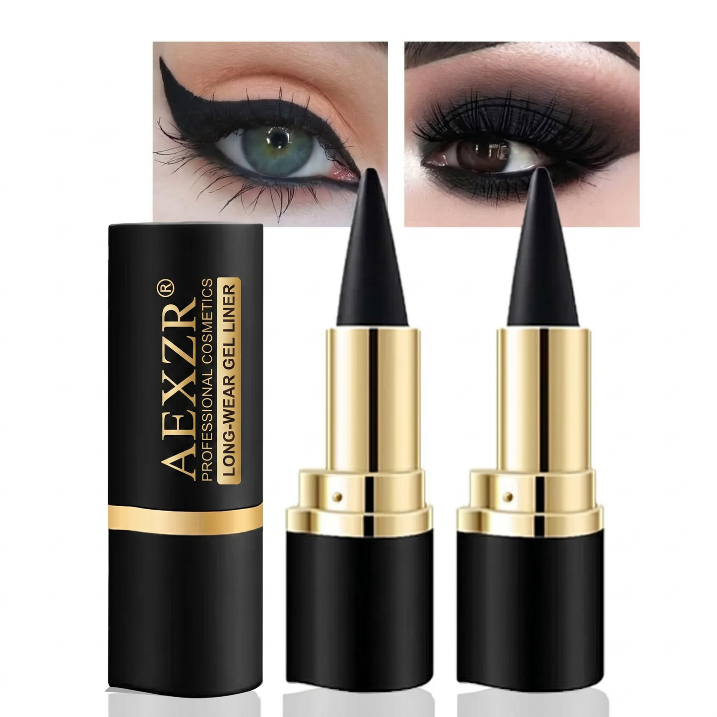 🏆AEXZR® Anti-Smudge Gel Eyeliner(2 Pcs)🖌️