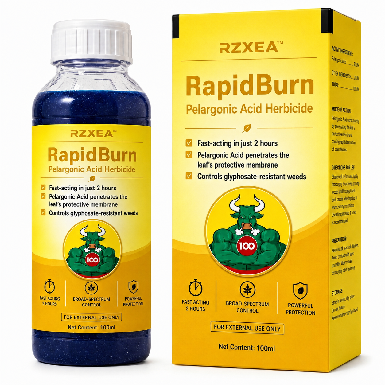 🏆RZXEA™ RapidBurn Pelargonic Acid Herbicide