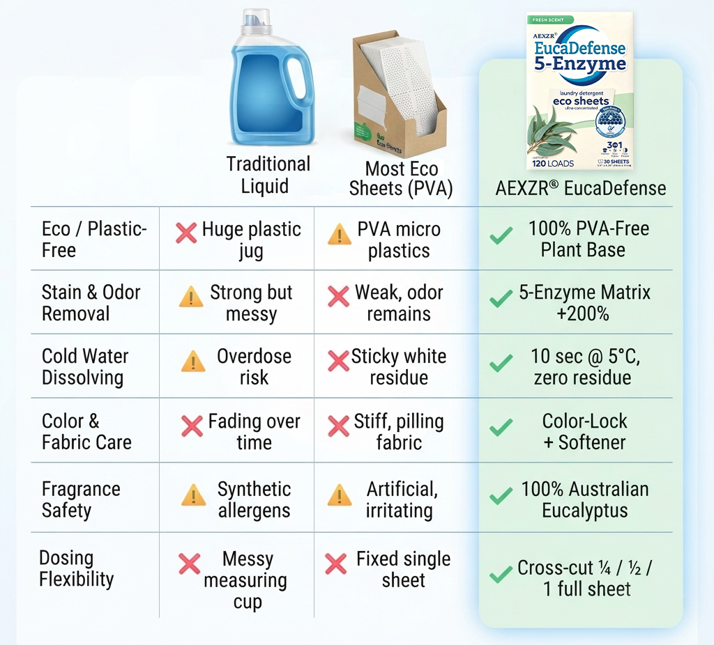 🔥 Up to 52% OFF | AEXZR® PVA-Free 5-Enzyme Eucalyptus Clean