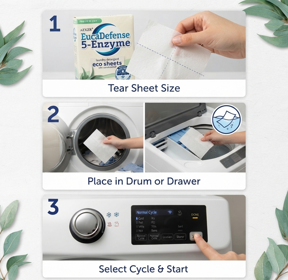 🔥 Up to 52% OFF | AEXZR® PVA-Free 5-Enzyme Eucalyptus Clean