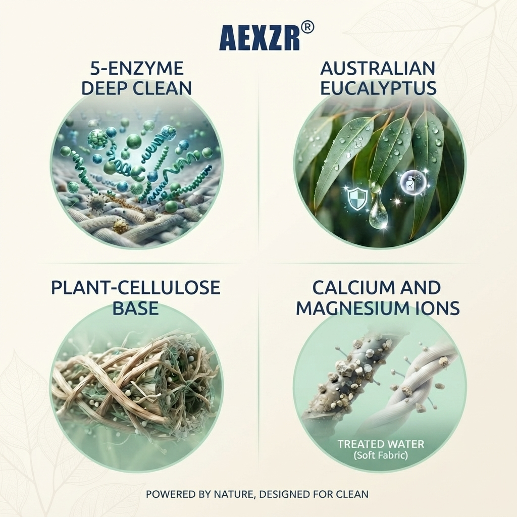 🔥 Up to 52% OFF | AEXZR® PVA-Free 5-Enzyme Eucalyptus Clean