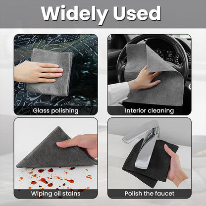 🧹Thickened Magic Microfiber Cleaning Cloth — Ultra-Absorbent & Lint-Free for Streak-Free Shine