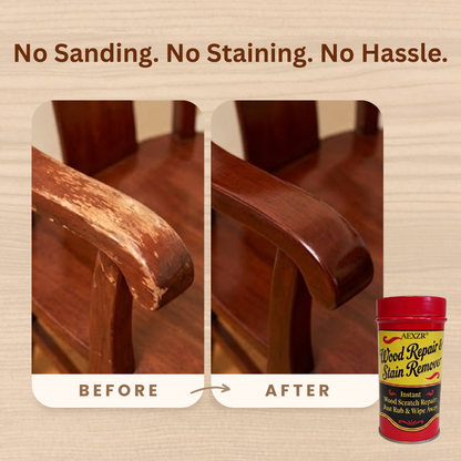🏆AEXZR® Wood Repair & Stain Remover-✨– Instantly Erases Scratches, Scuffs & Watermarks🪑