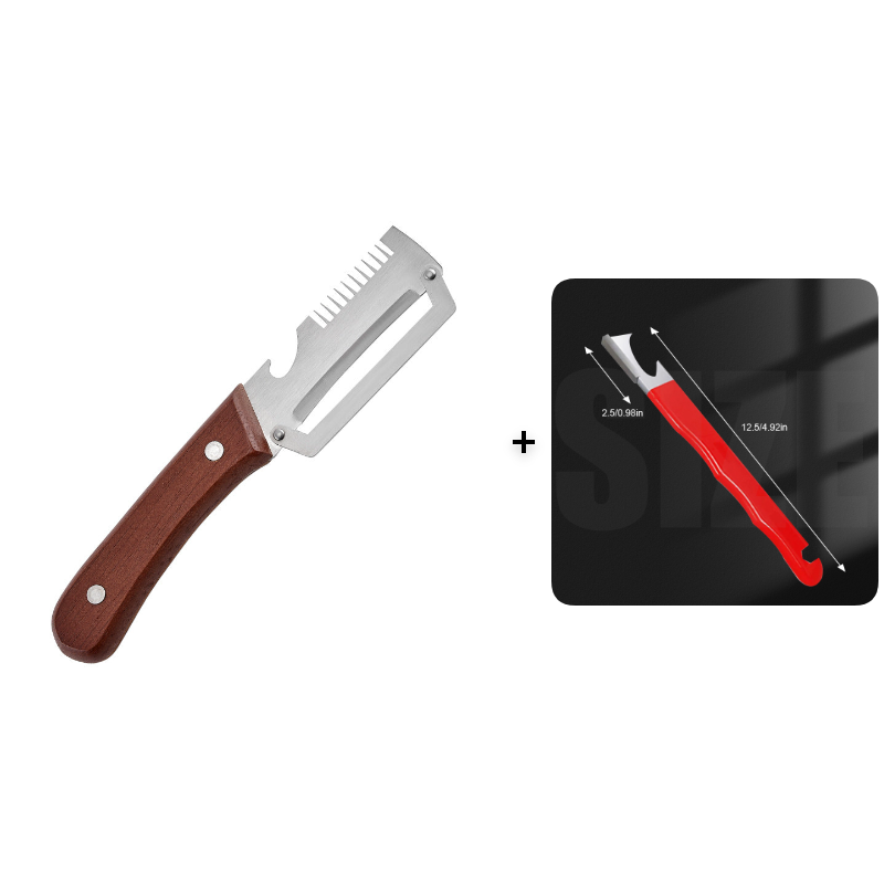 3-in-1 Vegetable Peeler with Julienne Blade & Bottle Opener