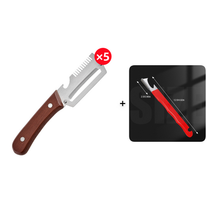 3-in-1 Vegetable Peeler with Julienne Blade & Bottle Opener