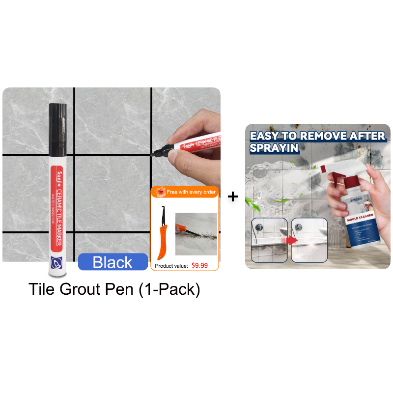 🖌️ Anti-Mould & Waterproof Joint Pen for Ceramic Tiles! 🧱
