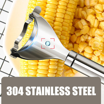🌽 Corn Kernel Remover – No Waste, Complete Kernels, Rust-Proof⚡