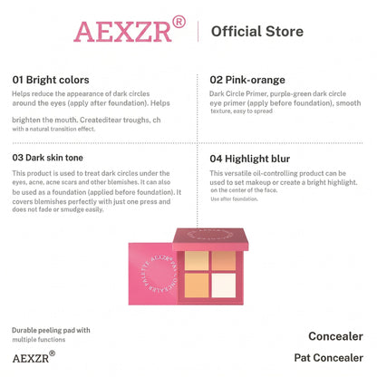 🏆AEXZR® 4-Color Concealer Palette🎨