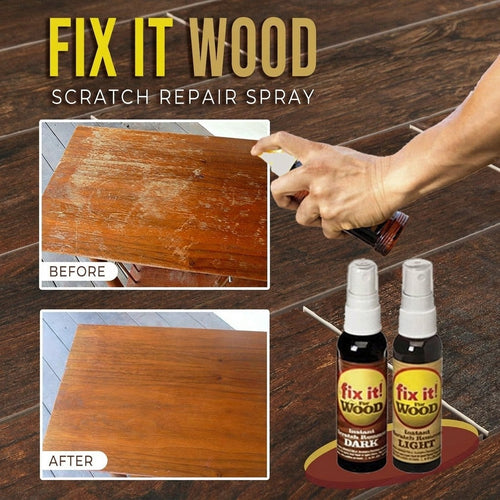 ✨ Instant Wood Scratch Concealer – 🛡️Spray, Wipe, Scratch Disappears Like Magic🪑