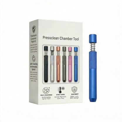 ✨Pressclean Chamber Tool – 🔧Self-Cleaning Spring Design, No Tapping Needed🌀