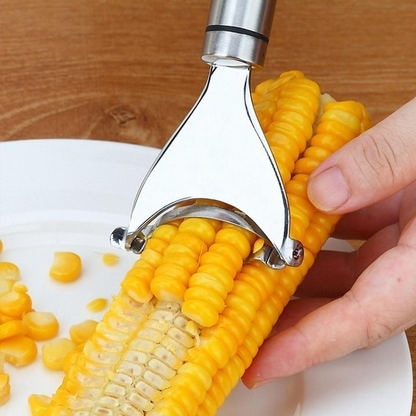🌽 Corn Kernel Remover – No Waste, Complete Kernels, Rust-Proof⚡