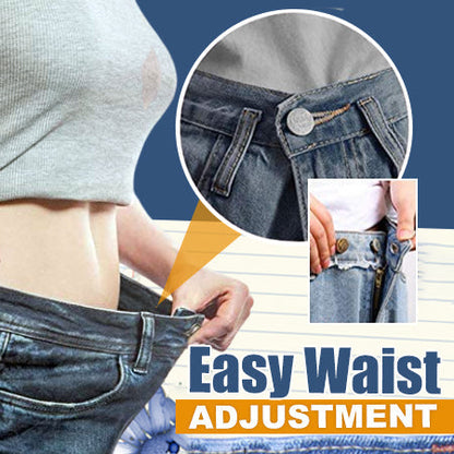 🏆✨Adjustable No-Sew Jeans Button🔘Clip On & Go, Fix Loose/Tight Jeans✨