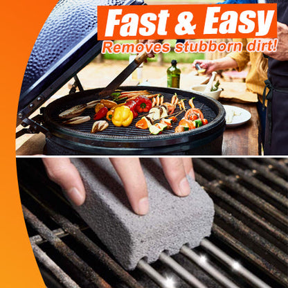 🧼 Power Cleaning Grill Blocks – Scratch-Free, Conforms to Any Grill Bar🔥