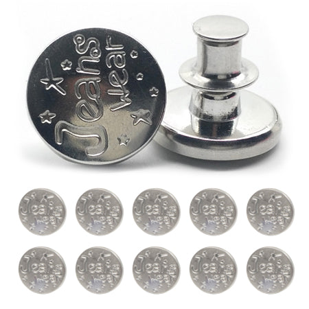 🏆✨Adjustable No-Sew Jeans Button🔘Clip On & Go, Fix Loose/Tight Jeans✨