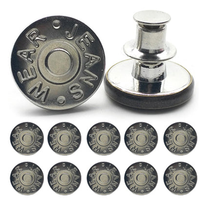 🏆✨Adjustable No-Sew Jeans Button🔘Clip On & Go, Fix Loose/Tight Jeans✨