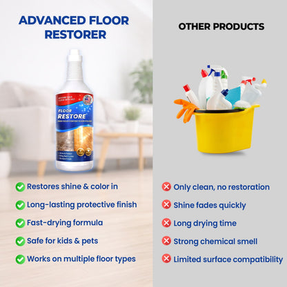 ✨Advanced Floor Restorer – 🧹Fills Scratches, Protects Against Daily Wear🛡️