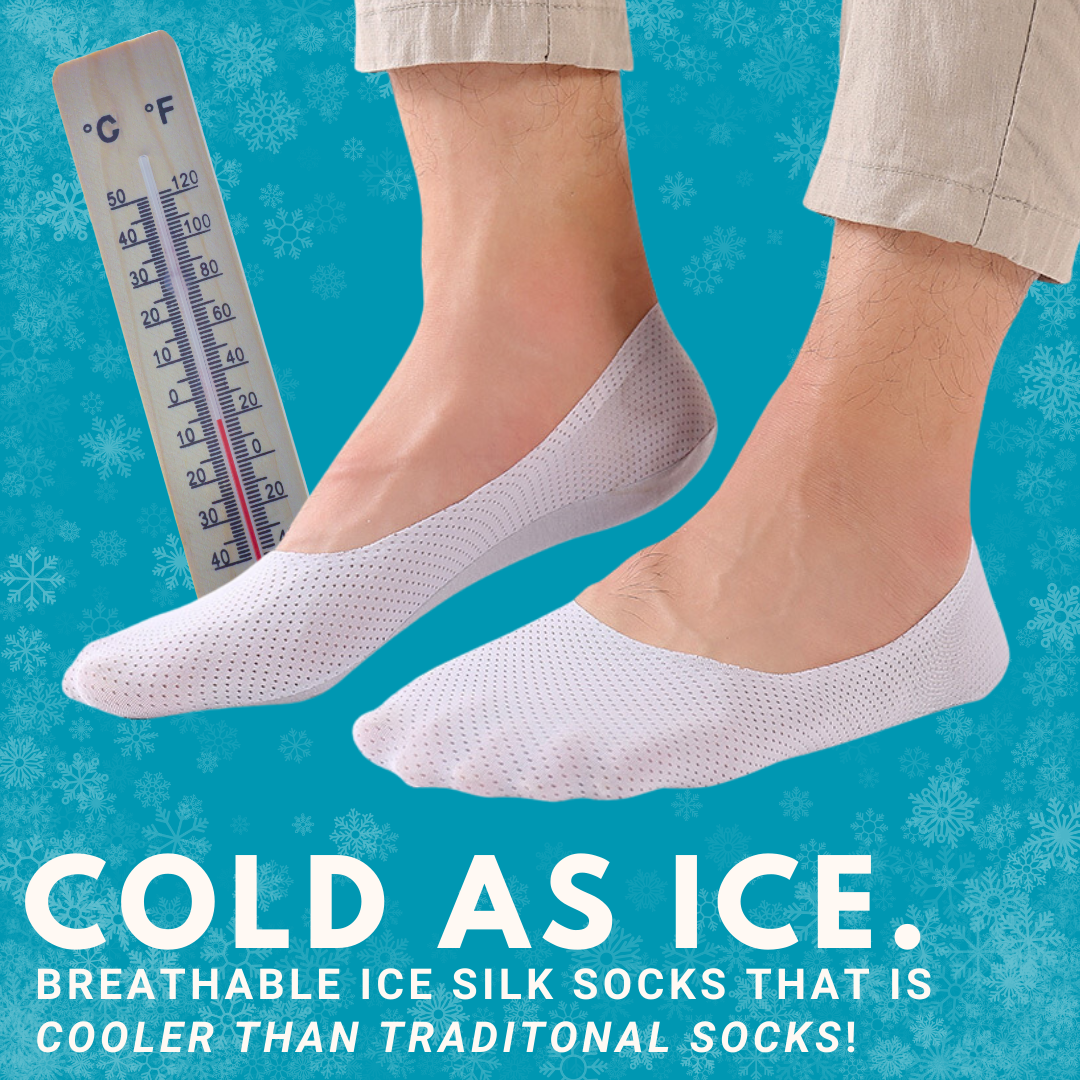 🏆 AEXZR®Delicate Ice Silk Socks❄️ (4 pairs)