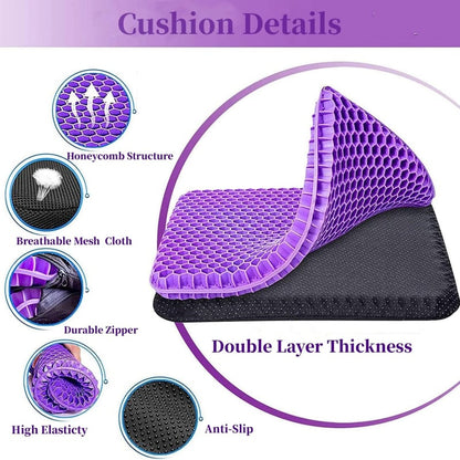 ✨Ergonomic Silicone Seat Cushion🏆 – Relief You Can Feel