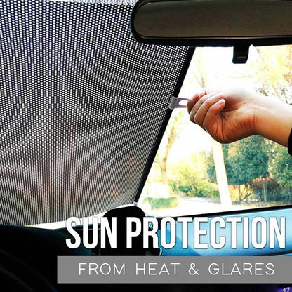 2-Second Retractable Car Windshield Sunshade (Universal Fit) 🛡️☀️