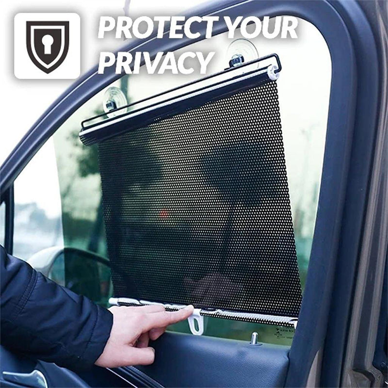 2-Second Retractable Car Windshield Sunshade (Universal Fit) 🛡️☀️