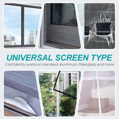 💨🏆Self-Adhesive DIY Window Screen Repair Tape  - ⚡Instant Repair, Bug-Proof & Breathable✂️