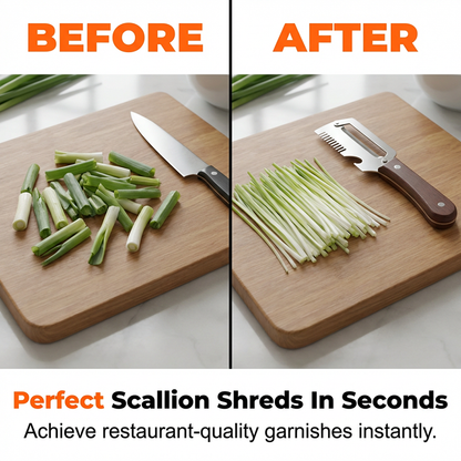 3-in-1 Vegetable Peeler with Julienne Blade & Bottle Opener
