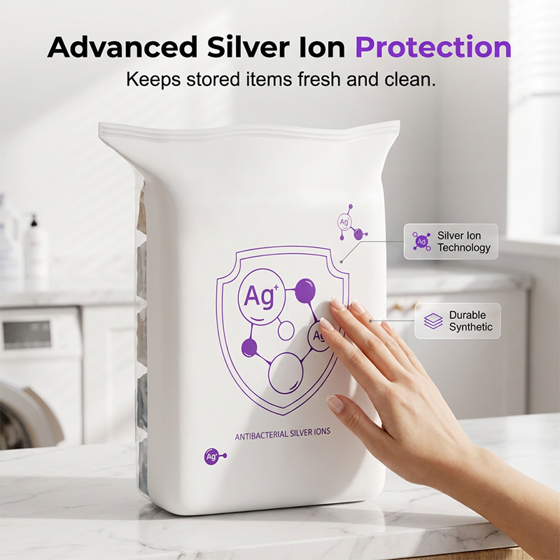 🧳🏆Antibacterial Vacuum Storage Bags – Silver Ion Tech Keeps Clothes Fresh & Odor-Free✨