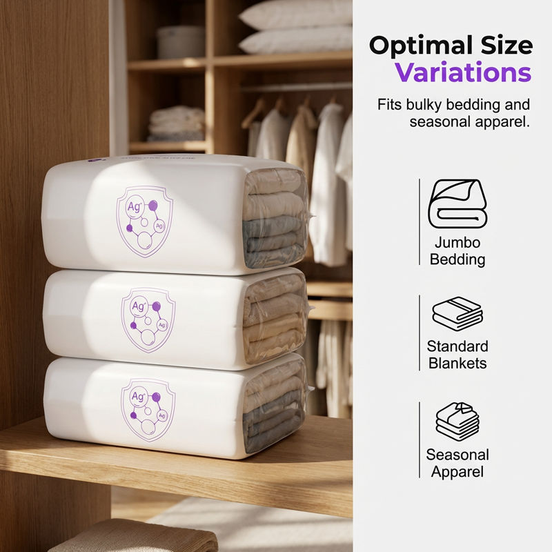 🧳🏆Antibacterial Vacuum Storage Bags – Silver Ion Tech Keeps Clothes Fresh & Odor-Free✨